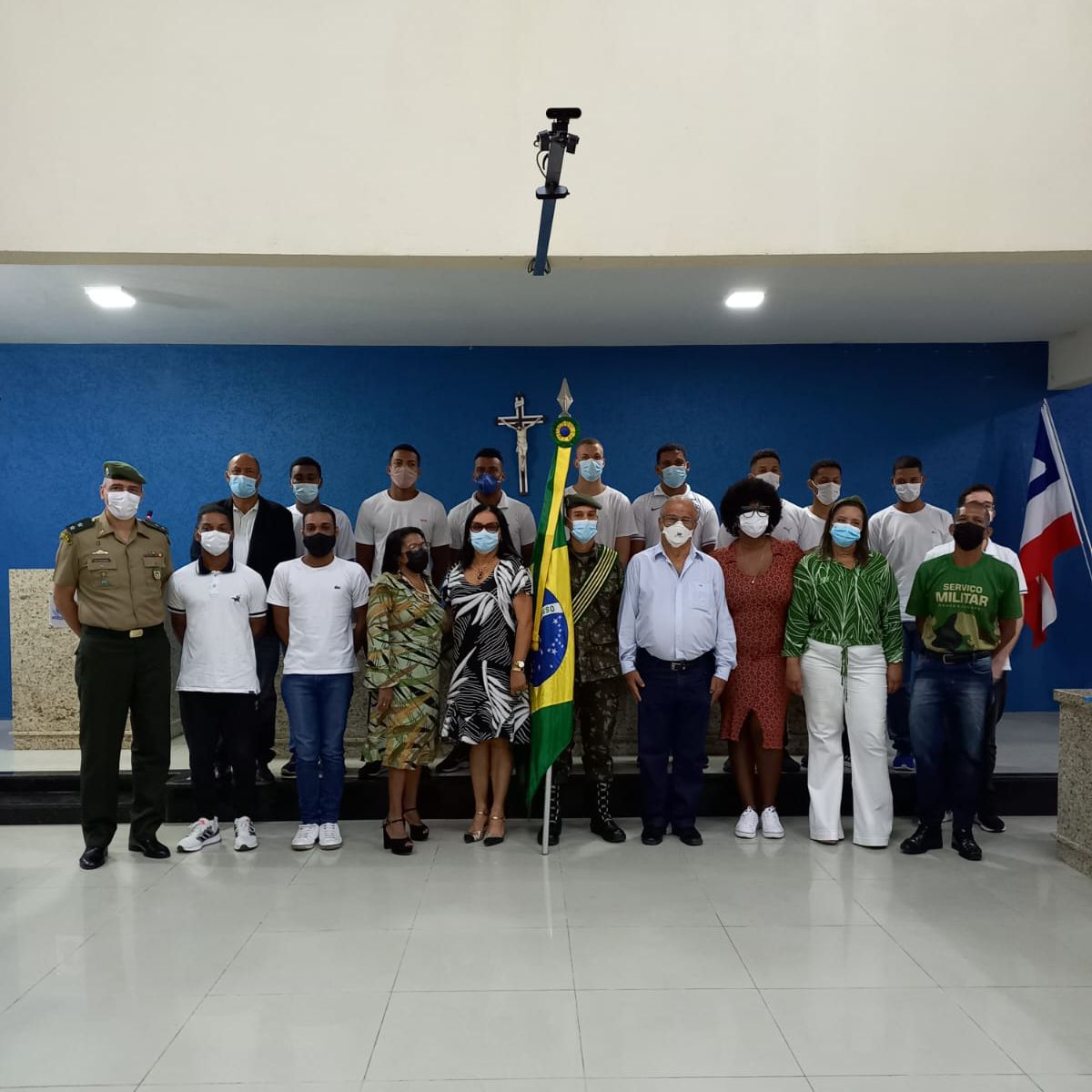 Cerimônia de Dispensa de incorporação e Juramento da Bandeira - Junta Militar de Conceição do Jacuípe